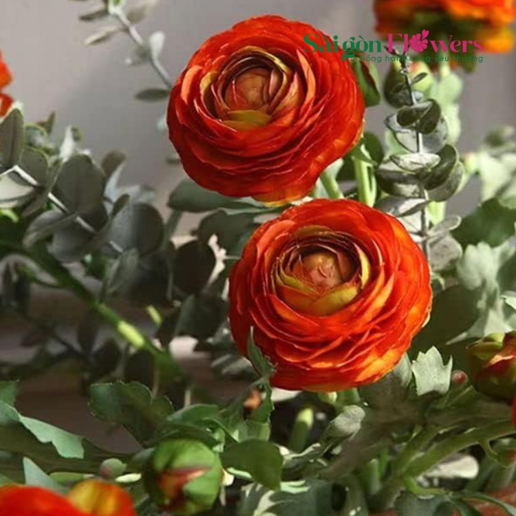 ARTIFICIAL RANUNCULUS FLOWERS