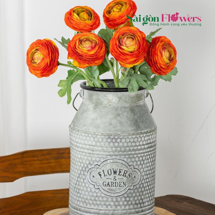 ARTIFICIAL RANUNCULUS FLOWERS