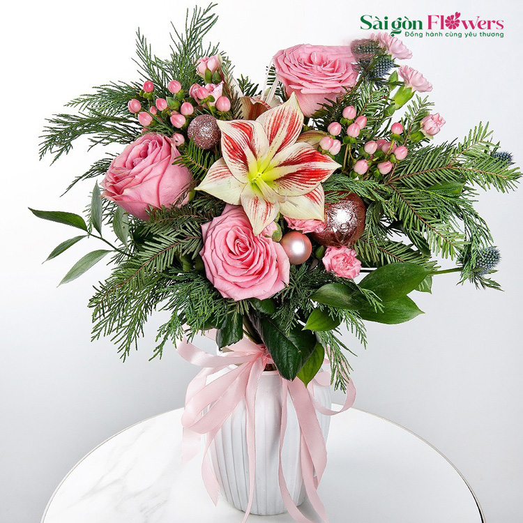 Bouquet “Pink Christmas Whimsy”